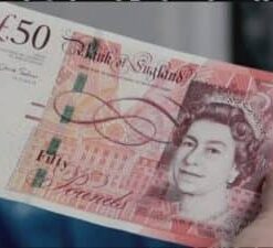 Counterfeit £50 GBP Bills